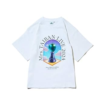 Mrs. GREEN APPLE ロゴTシャツ Lサイズ Amazon.co.jp: Mrs. GREEN APPLE 2024 ライブツアー ロゴ 半袖T